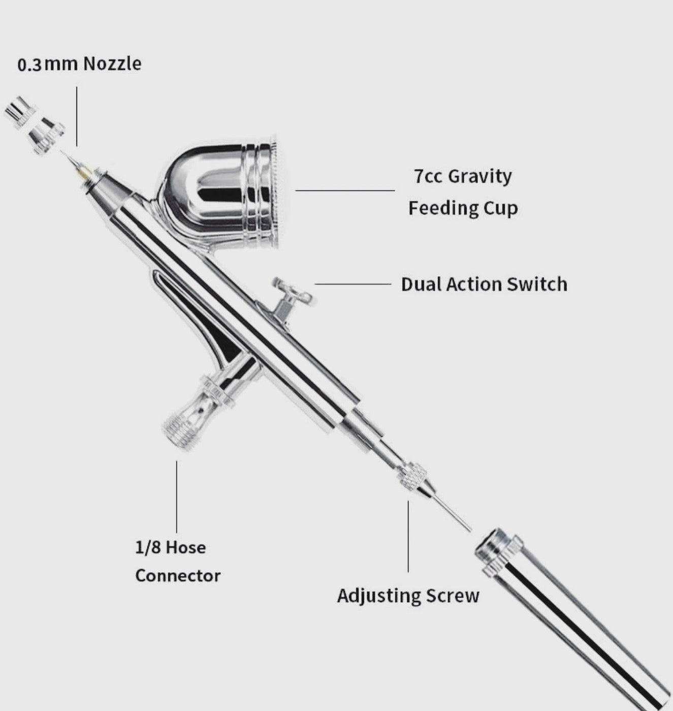 AirBrush Nozzle Gun