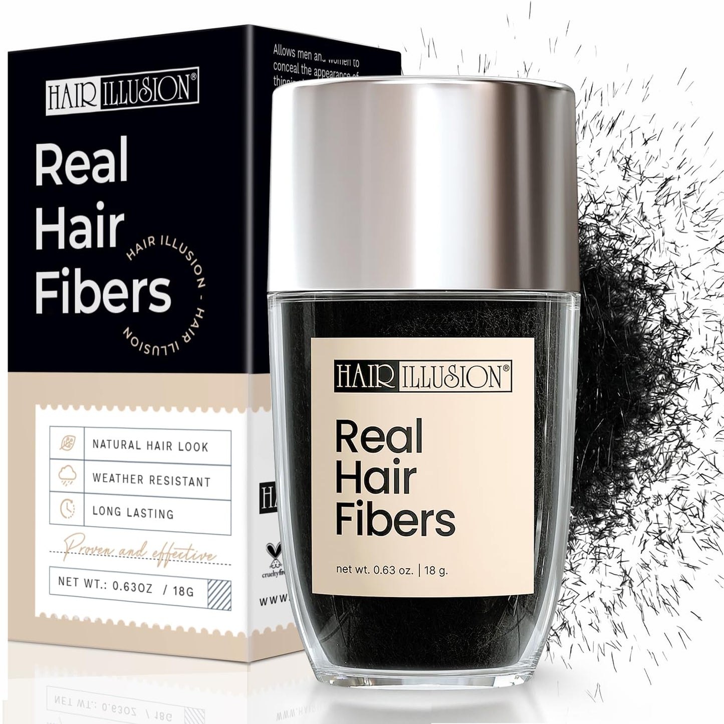 Hair Illusions Hair Fibers 18G