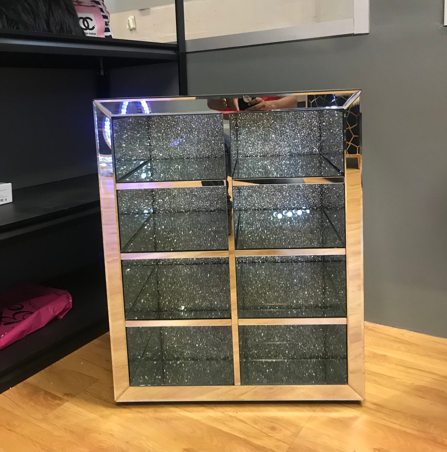 Diamond Crushed Shelves