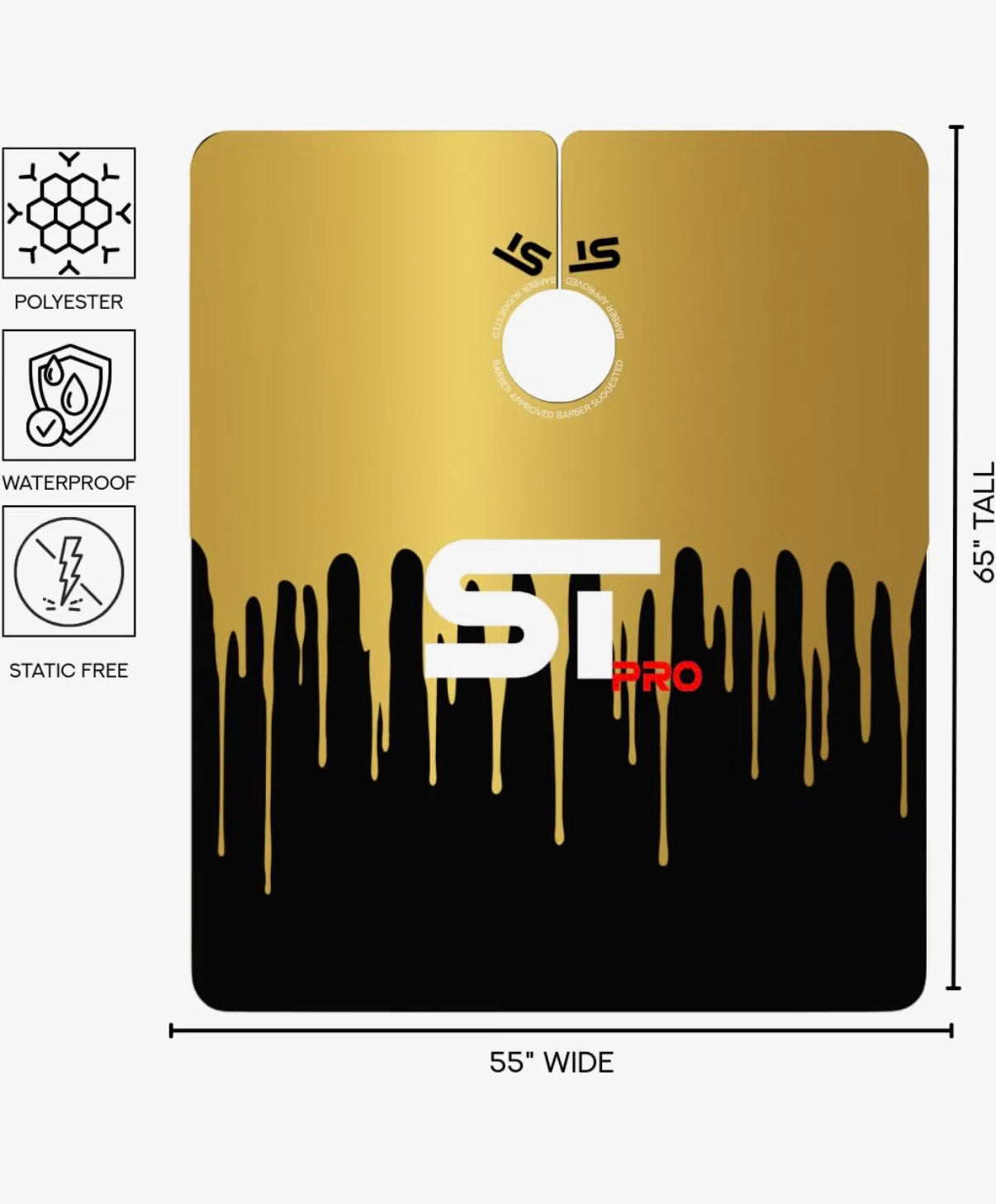 Supreme Trimmer Gold Drip Cape