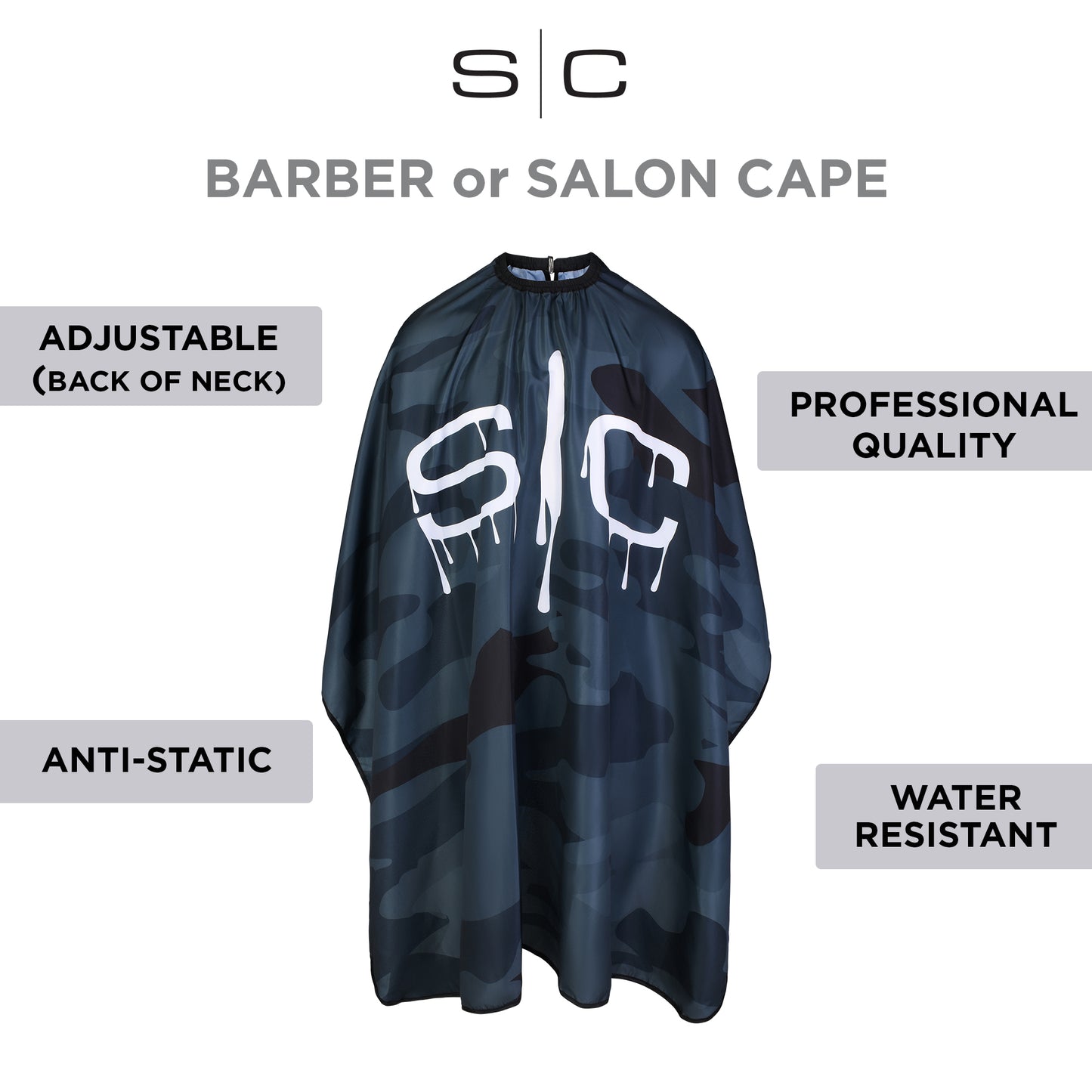 SC Camo Cape Black