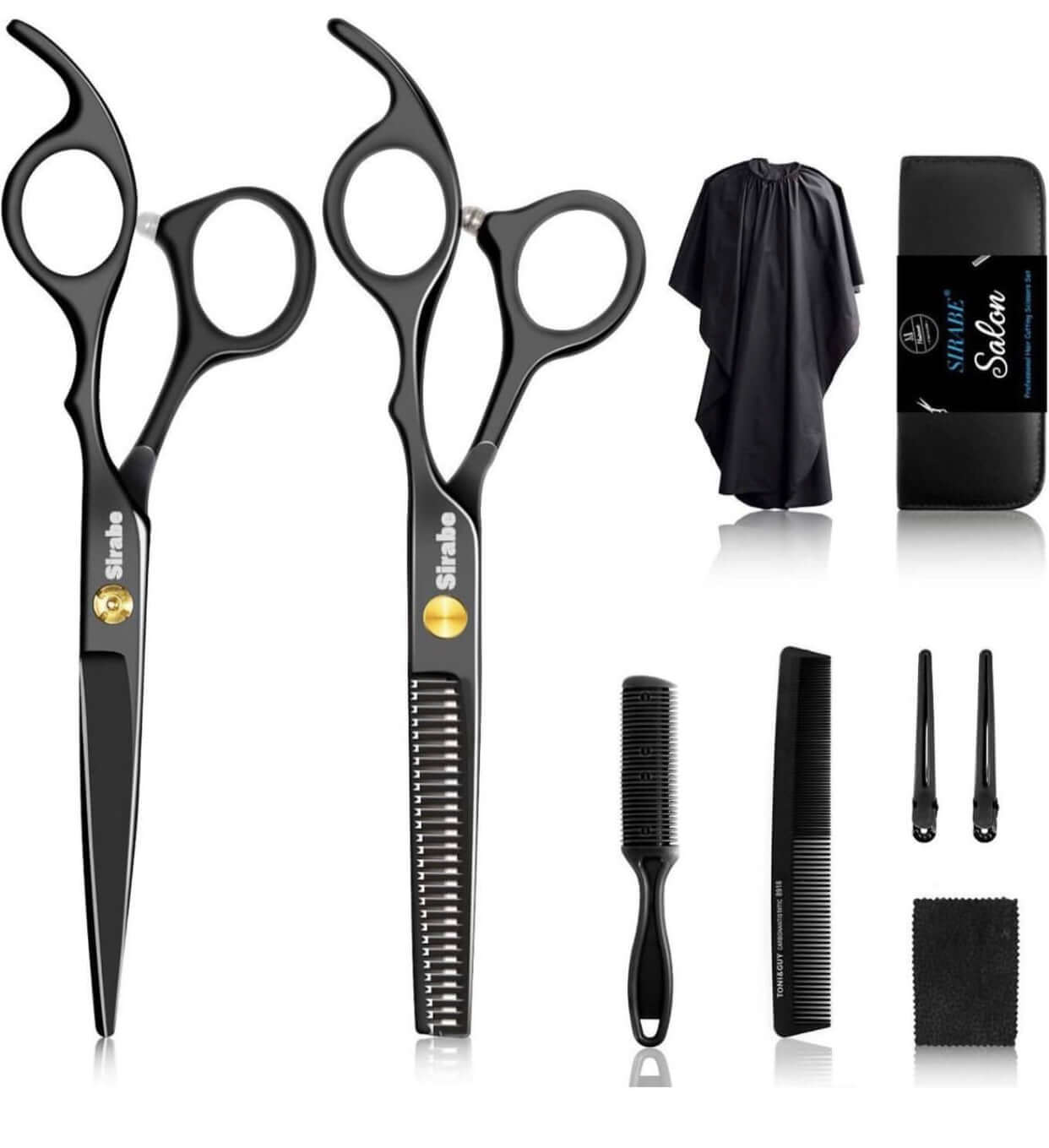 9 Pc Hair Cutting Scissors Set