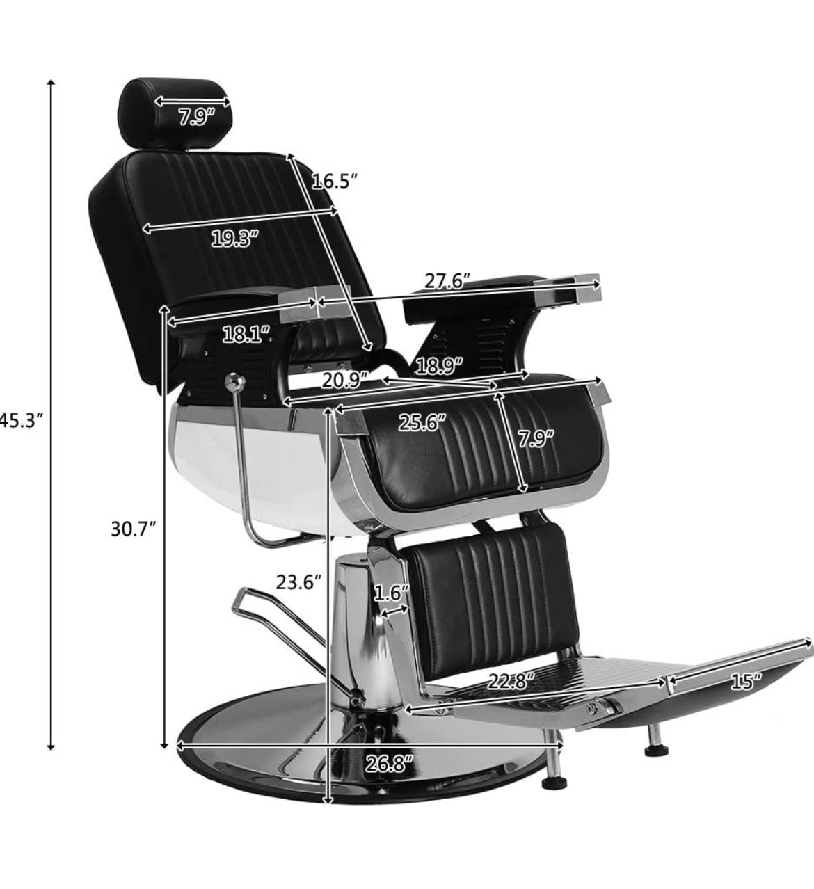 Barber Chair - Heavy Duty